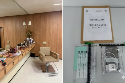 Maquiador investigado Goiânia durante operação da Polícia Civil em salão